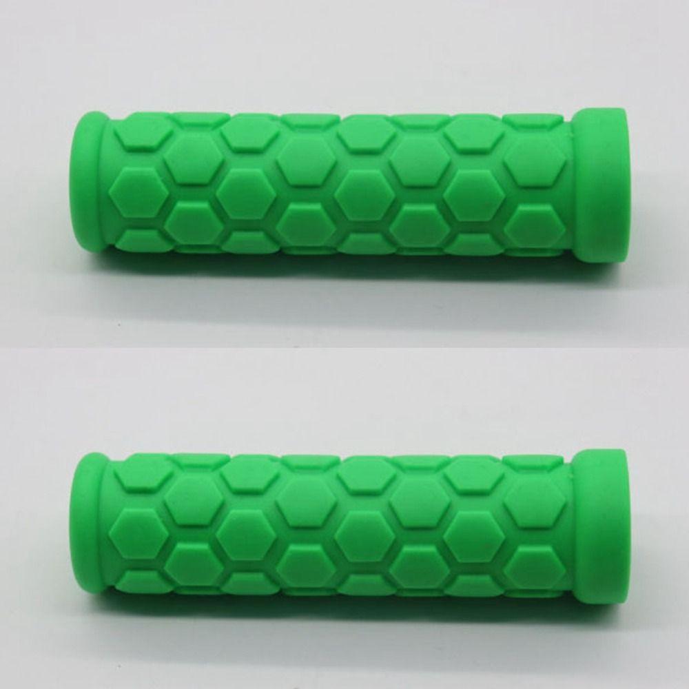 1 Pair Anti-slip Bicycle Handlebar Cover Shock Absorption Rubber Grip Mountain Bike Accessories