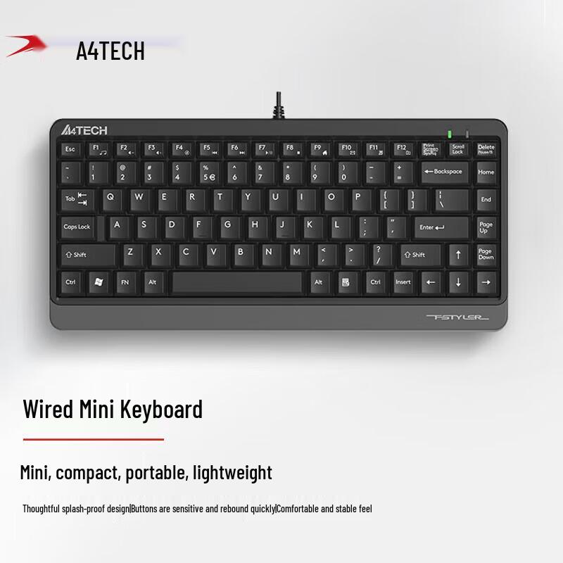 Проводная мини-клавиатура A4TECH FK11