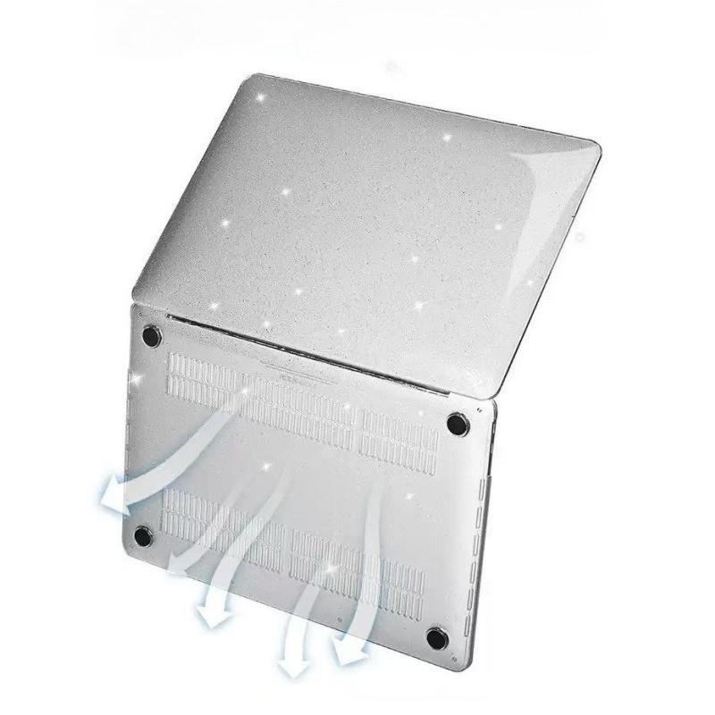 Bling Crystal Clear Laptop Case For Macbook Neo 13 A3404 2026 Mac Book Air 13 15 Pro 13 14 M5 16 M1 M2 M3 M4 Sleeve Accessories