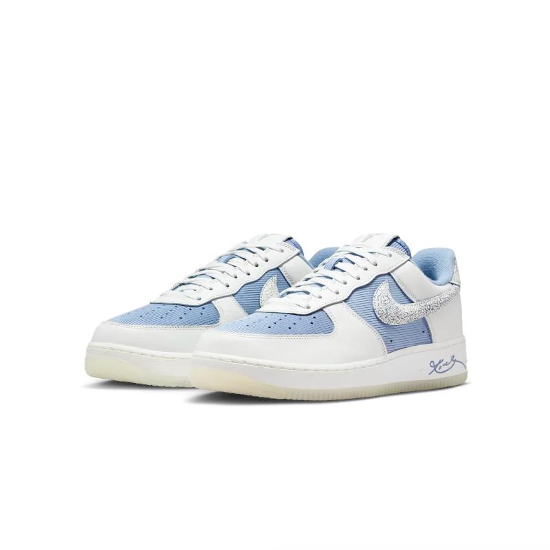 Кобе Брайант x Nike Air Force 1 Low Protro Город Чемпионов Мужские Кроссовки Синий Work-Blue Summit-White-Metallic-Gold IM0583-400