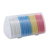 Advanced Tailor's Chalk: 4 Vibrant Colors in a Clear Plastic Box for Clothing Design and Marking