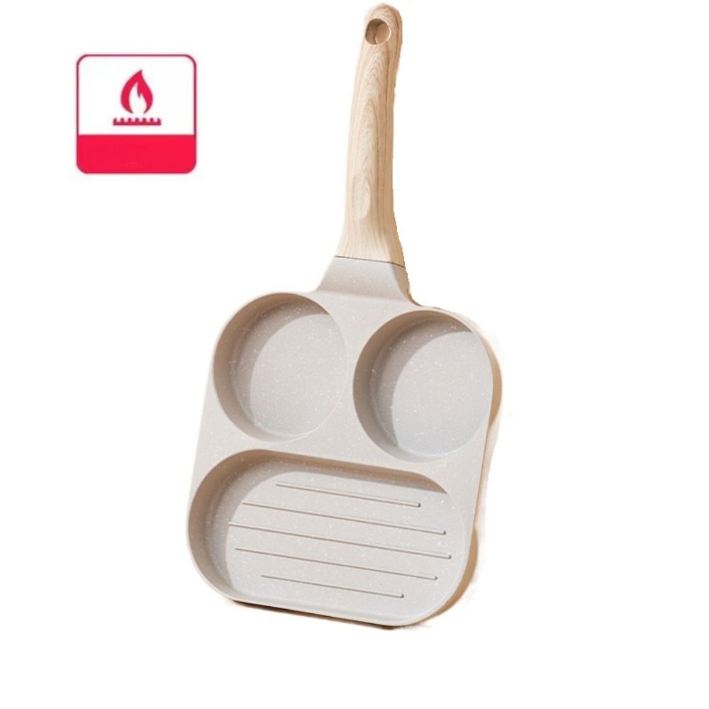 Антипригарная сковорода для жарки яиц, сковорода для яиц с четырьмя секциями, сковорода для бургеров, шведские блины