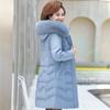 Middle-aged Women's Winter Coats  New Casual Thick Warm Women's Jackets Hooded Fur Collar Long Parkas