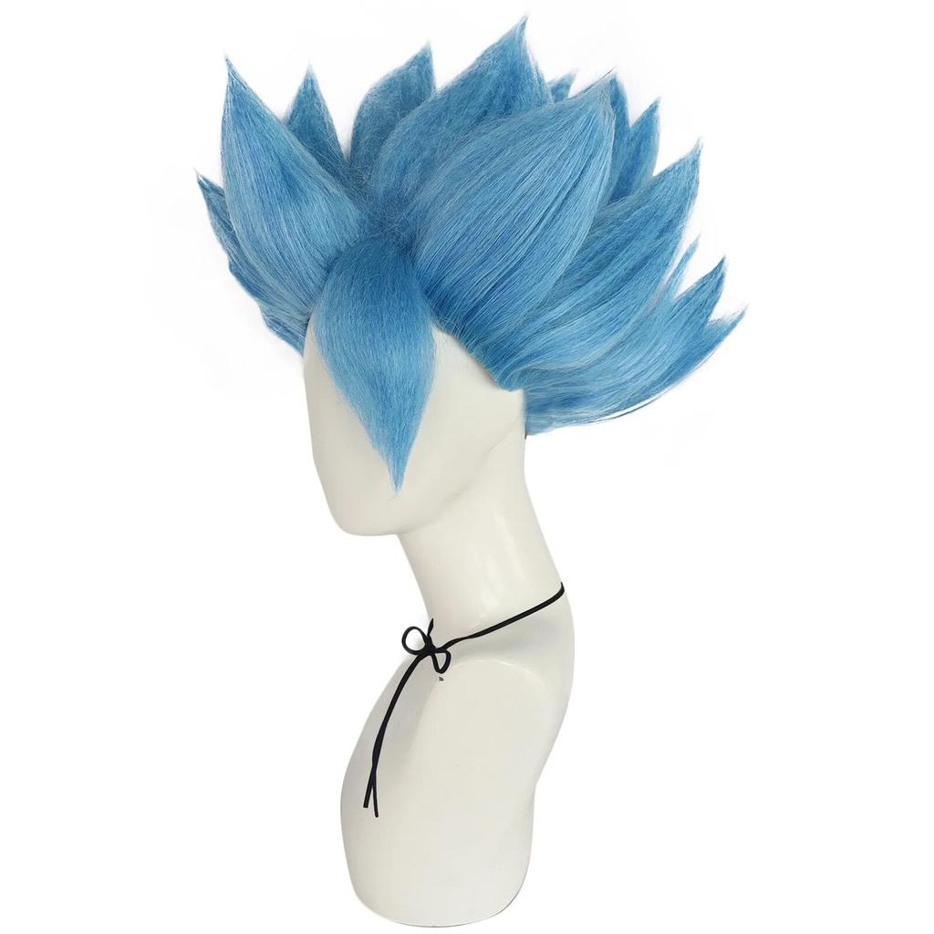 Взрослый аниме синтетический Dragon Ball Z Saiyan Son Goku Gogeta Vegetto косплей парик для Хэллоуина и Рождества Косплей