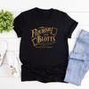 Flourish and Blotts T Shirt Wizard Book Magic Wizard Vintage Tee Bookish Gift HP Fan Tshirt Short Sleeve Graphic T Shirts Top