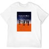 DOO MJUGG Мужская футболка Midnight Oil T Мужская футболка Размер от S до 3XL Круглый вырез Модная повседневная футболка с принтом Белый