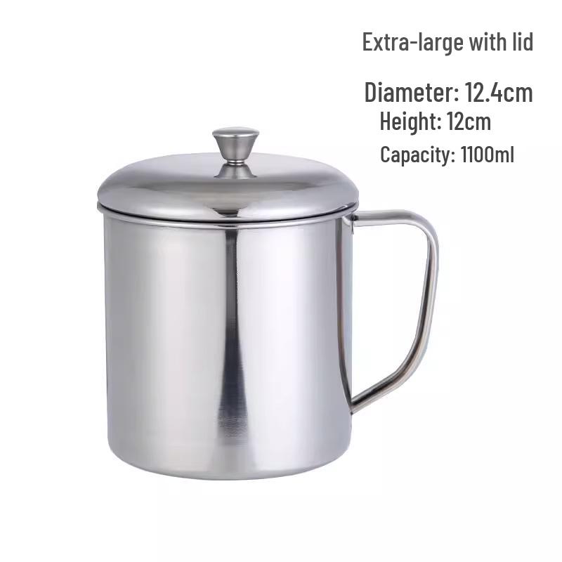 304 Stainless Steel Anti-Scald Double-Layer Water Cup for Kids and Students with Engraving