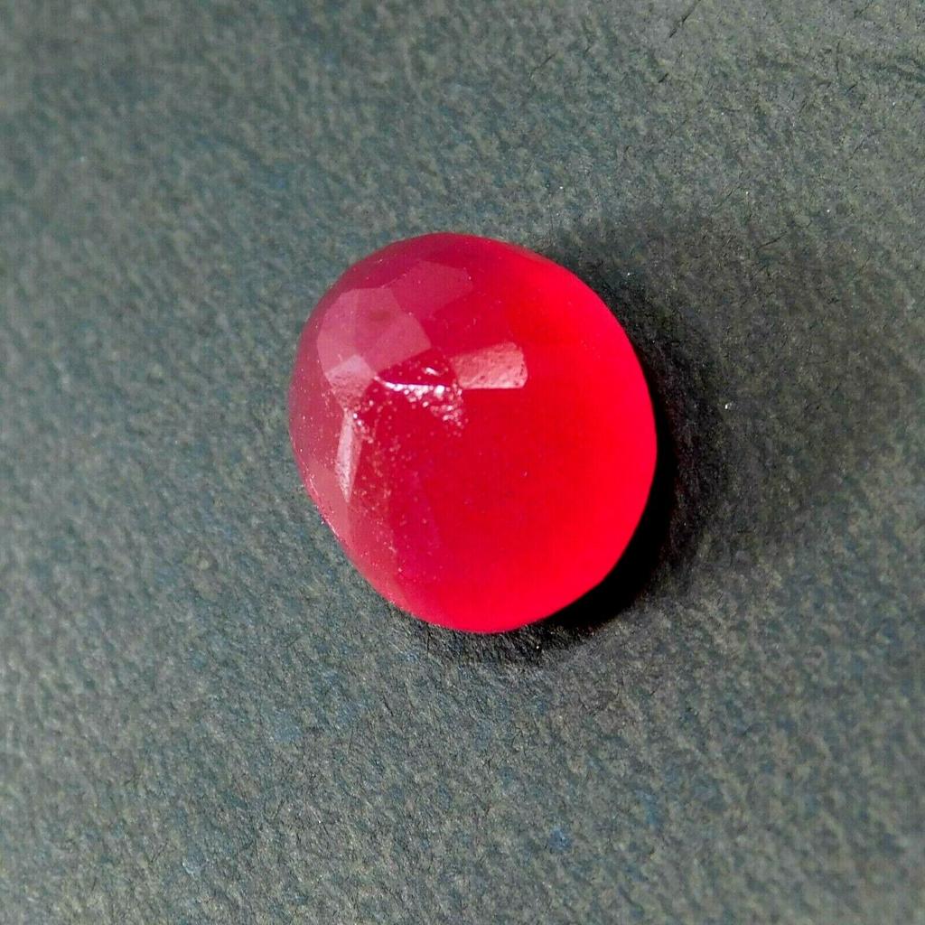 Red Ruby Oval Cut 9 Carat Natural Loose Gemstones Pendant Making