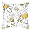Fashionable Spring Flower Spring Elements Pillow Cover Linen Flower Cushion Pillow Cover