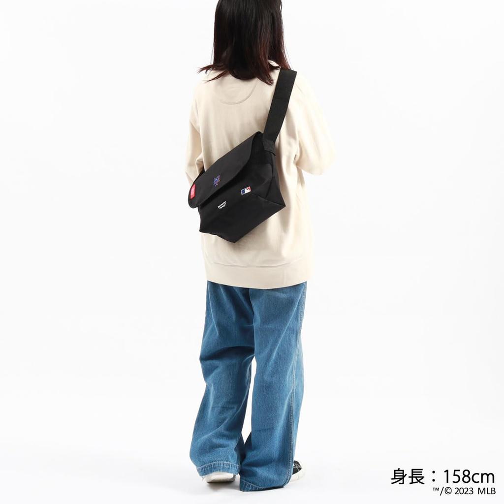 Подлинная сумка-мессенджер MP1605JRMLBMETS Повседневная сумка-мессенджер JR MLB METS BLK [Manhattan Portage] [Официальный]