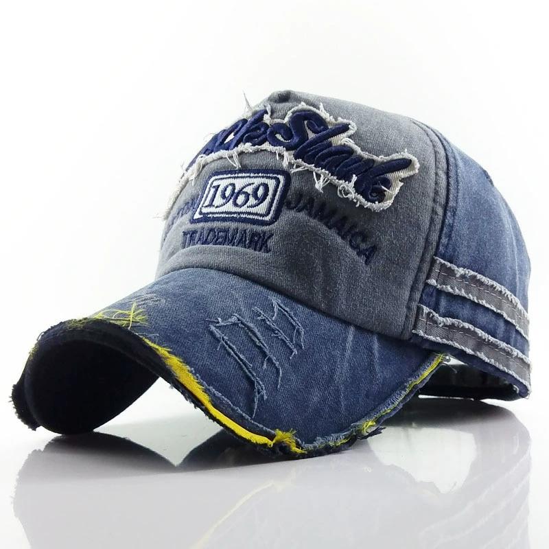 Унисекс, мытая бейсболка, высококачественная летняя шляпа Snapback, кепка для мужчин и женщин, шляпа с надписью 1969 года для папы
