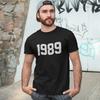 ФУТБОЛКА 1989 - Ретро 80-х подарок на день рождения папа мама год рождения дата унисекс винтаж Унисекс футболка