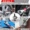 52 in 1 Multipurpose Socket Set Universal Ratchet Wrench Spline Bolts Sleeve 360 Degree Rotation Hand Tools Car Repair Home Kit