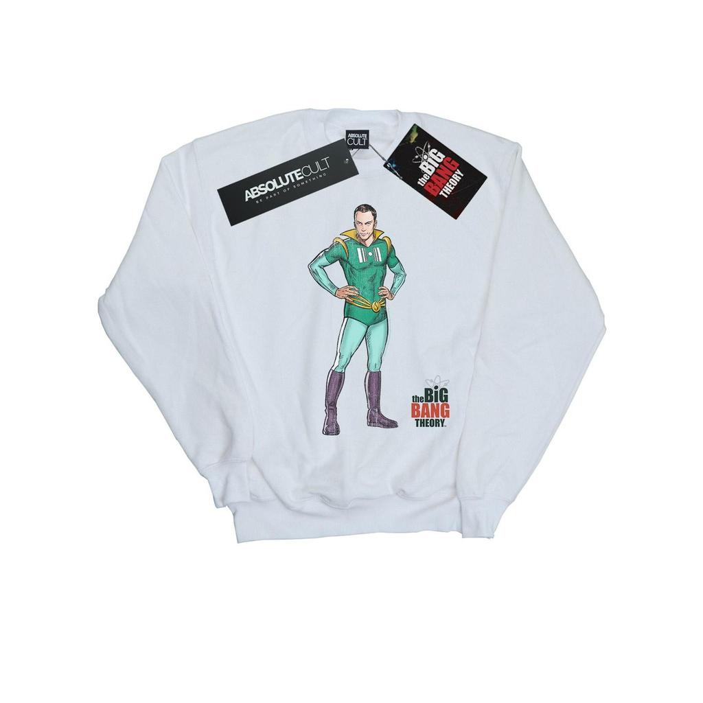 The Big Bang Theory Mens Sheldon Superhero Sweatshirt