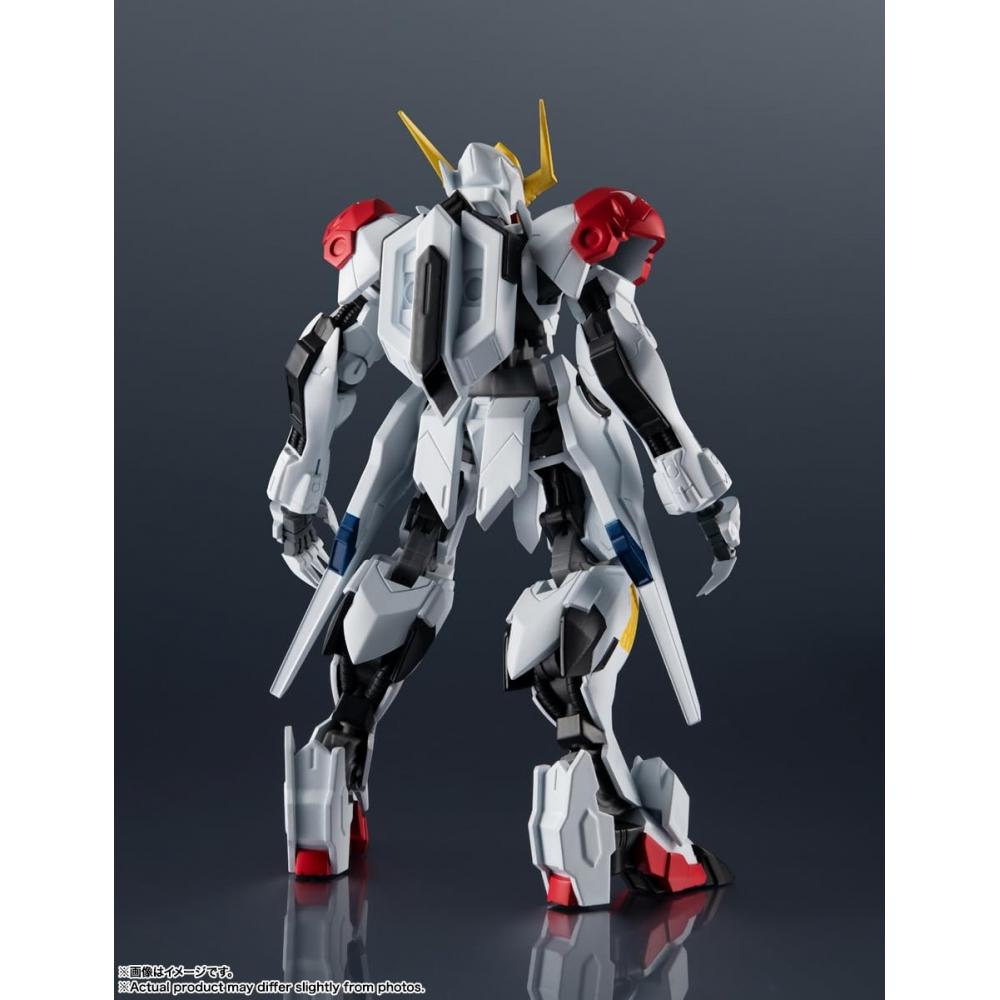 GUNDAM UNIVERSE Мобильный костюм Gundam Iron-Blooded Orphans ASW-G-08 GUNDAM BARBATOS LUPUS Приблизительно 160 мм окрашенная подвижная фигурка из ПВХ и АБС