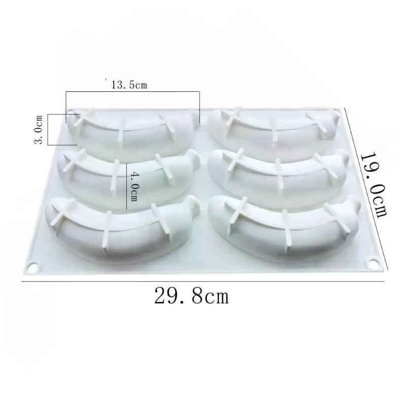 Fruit Banana Silicone Mousse Cake Mold Reusable Chocolate Mold Making Moulds Dessert Tool Baking Decorating Kitchen Supplies 202