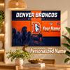 Custom Name Denver Broncos 5D Diamond Painting Personalized Full Drill Diamond Art Kit Gift