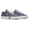 Converse One Star Pro Унисекс На шнуровке Круглый носок Низкие кеды Теплые Противоскользящие Износостойкие Серо-сланцевый A07972C