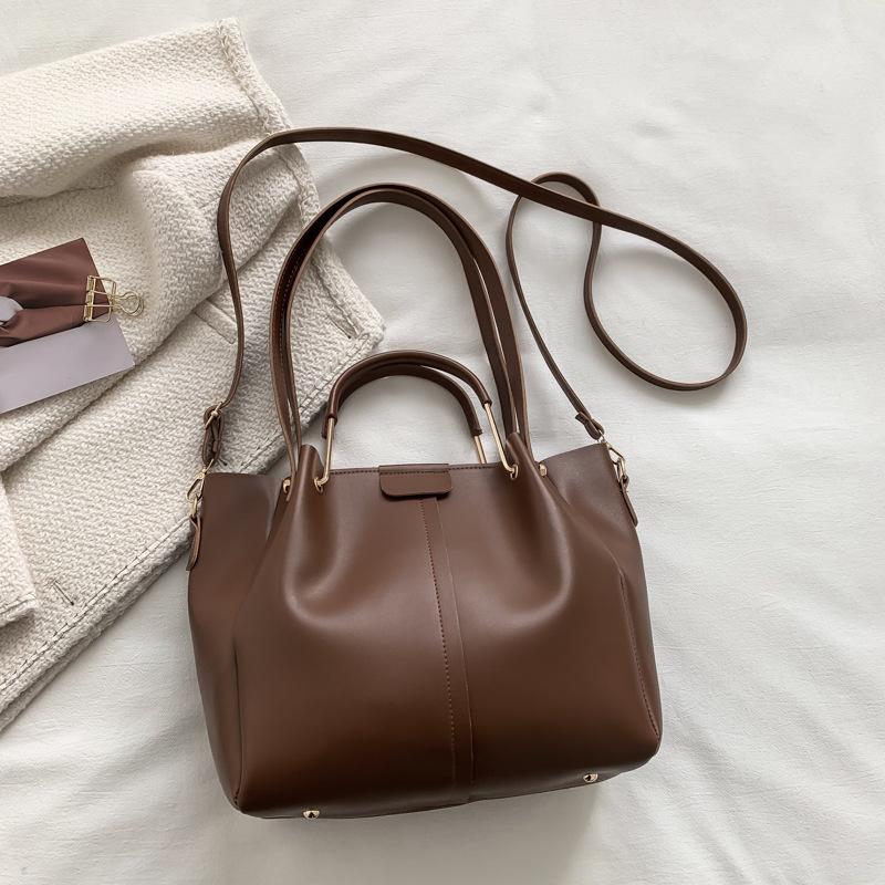 Портативная сумка большого объема в стиле ретро для женщин Tide Commuter Bucket Bag