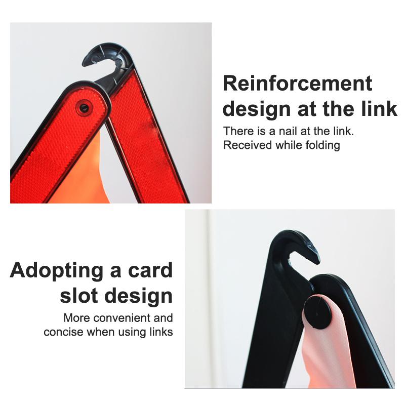 Автомобильный штатив светоотражающие полосы треугольные знаки складные аварийные предупреждения о поломке автомобильный треугольный светоотражающий предупреждающий штатив