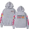 New Men's Red Bull Hoodie Autumn Winter Long-sleeved Warm Pullover Fashionable Outdoor Comfortable Warm Loose Hoodie