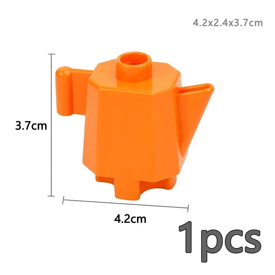 Big Size Building Blocks Figuers Furniture House Table Chair TV Bed Sofa Door Bathroom Kitchen Pillar Large Brick Toys Duploes