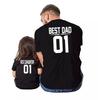 Women’s T-Shirts Family Matching T-shirts Best Dad Mom Daughter Son Baby 01 Matching Clothes Funny Family Look Father Mother Kids Party Tees Tops