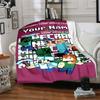 Minecraft Personalized Name Blanket Multi-purpose Personalized Blanket Warmthful Decor Throw For Bedding Bed Chair Nap Ideal for All Seasons