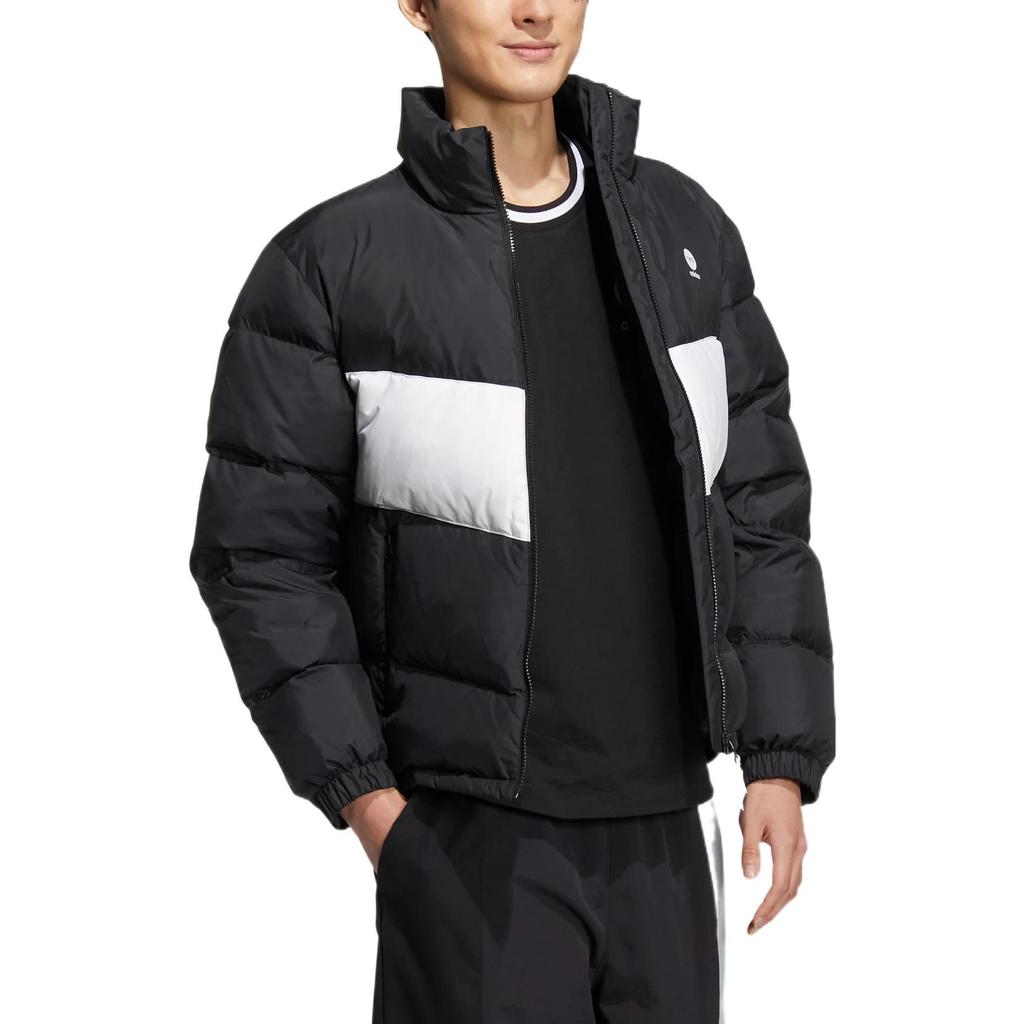 Adidas Neo Down Jackets Unisex Black Stand Collar Moderate Other HM6173