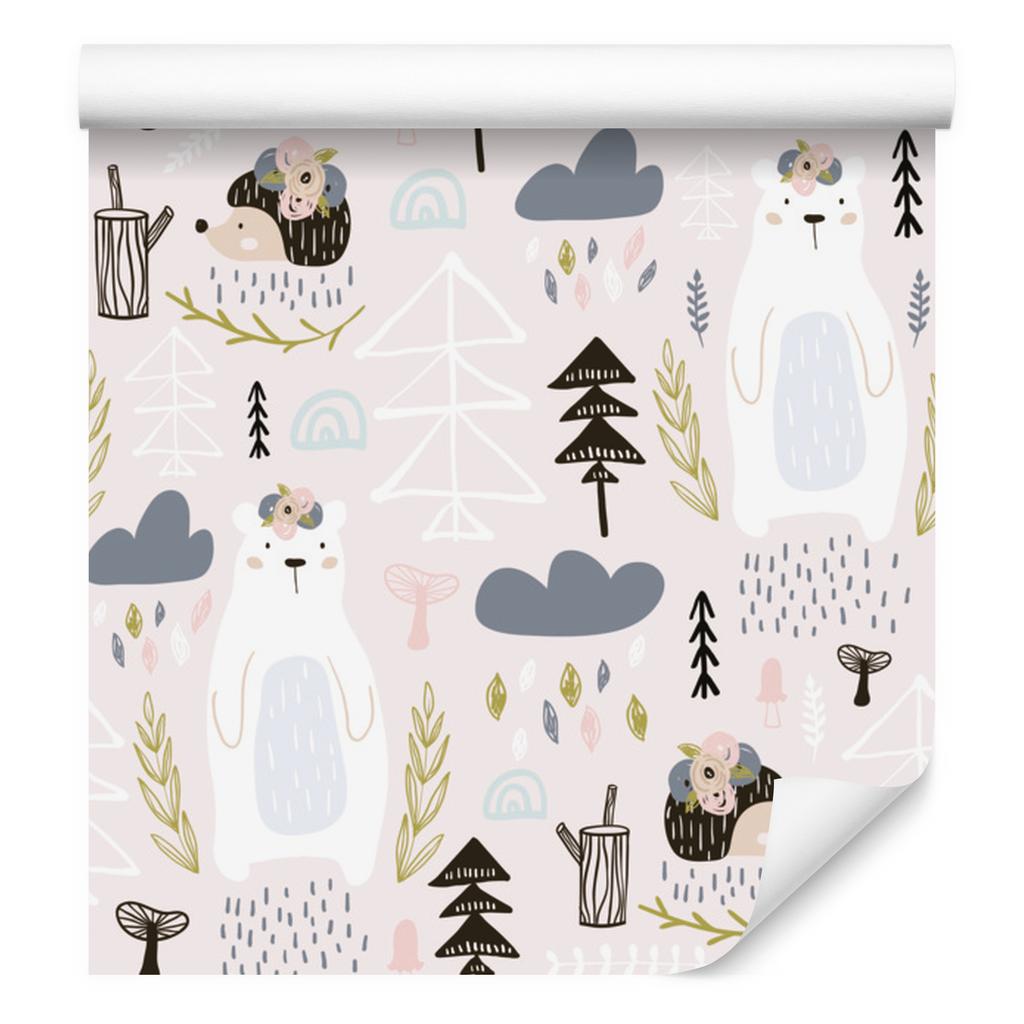 Forest Animals Wallpaper for Living Room and Bedroom 50x1000