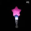 1Pc Colors Change LED Glow Stick Heart Star Shape Luminous Concert Cheering Tube Wedding Party Light Stick