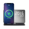 Беспроводное зарядное устройство 3 в 1 для IPhone 14 13 12 Pro Max 11 XS 15 Вт, док-станция для быстрой зарядки, настольный светодиодный цифровой будильник