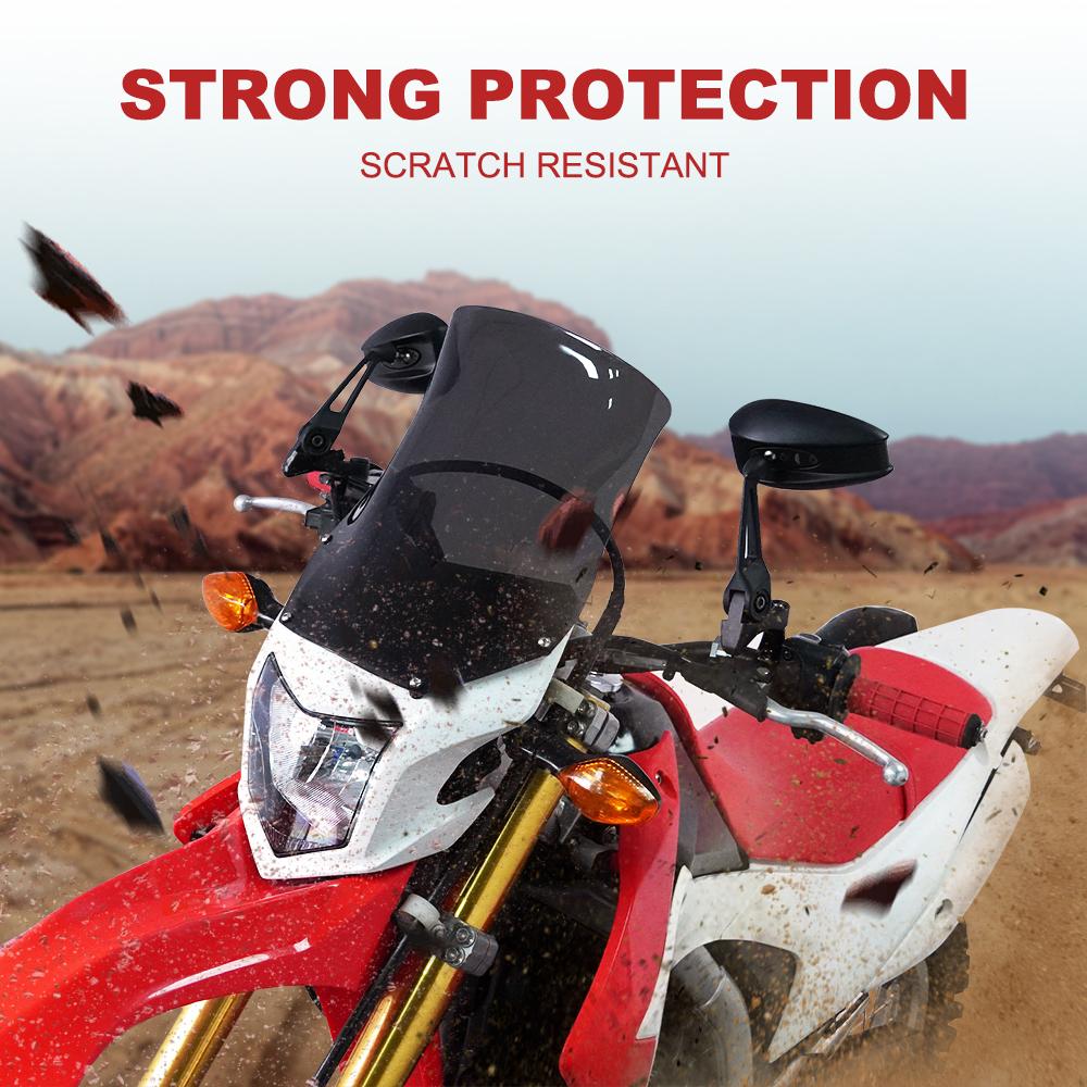 Чехлы на ветровое стекло мотоцикла Дефлектор экрана для Suzuki DR650 DRZ400S DR-Z400SM HONDA CRF250L XR650L YAMAHA WR450F