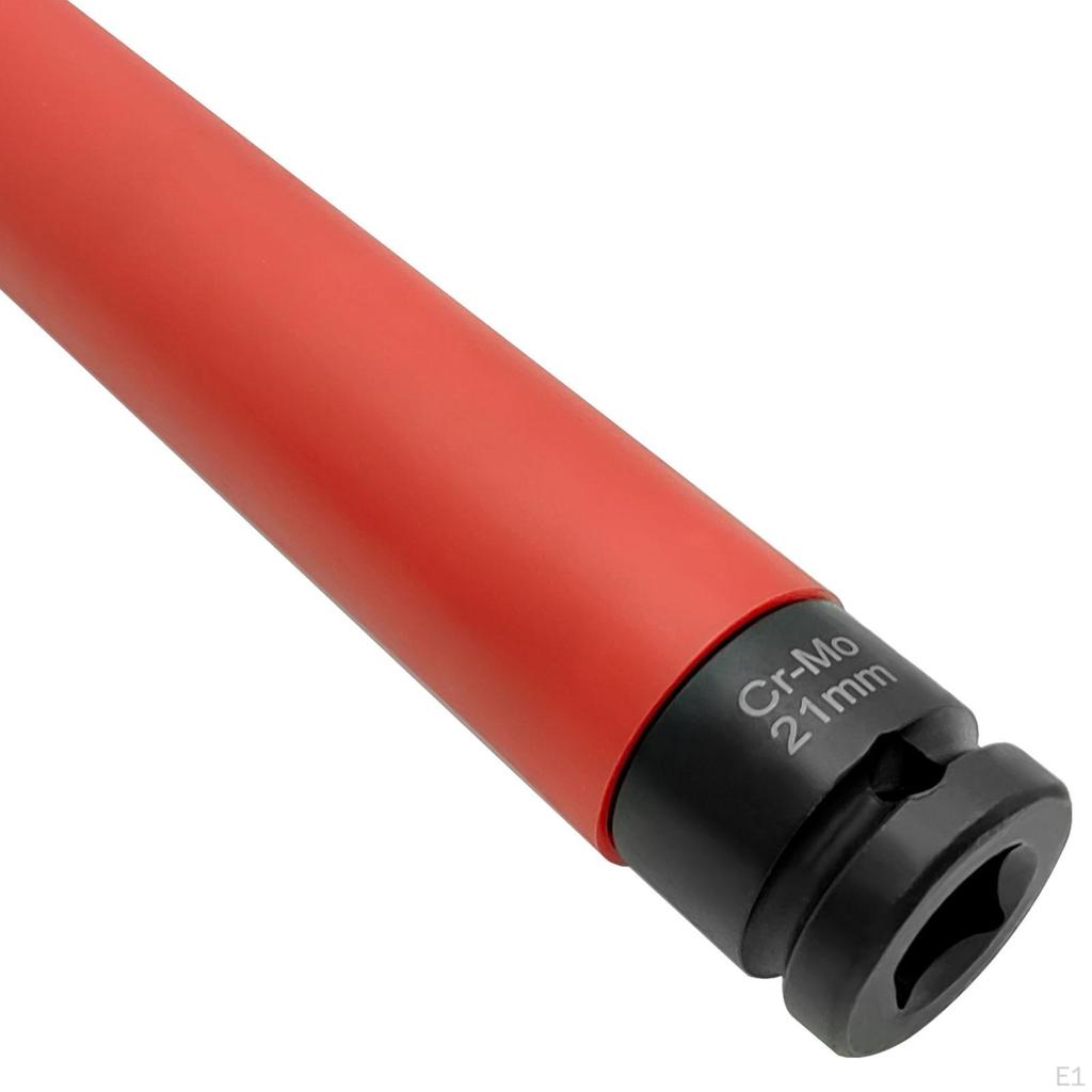 Lug Nut Socket 1/2 Drive Deep 21mm Tyre Equipment Non Marring Wheel