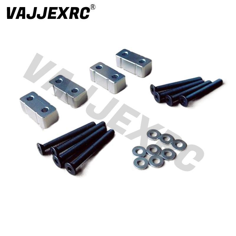 Axle Metal Heightening Spacer Kit for 1/14 Tamiya Rc Trailer Tipper Scania 770S R620 Actros Volvo