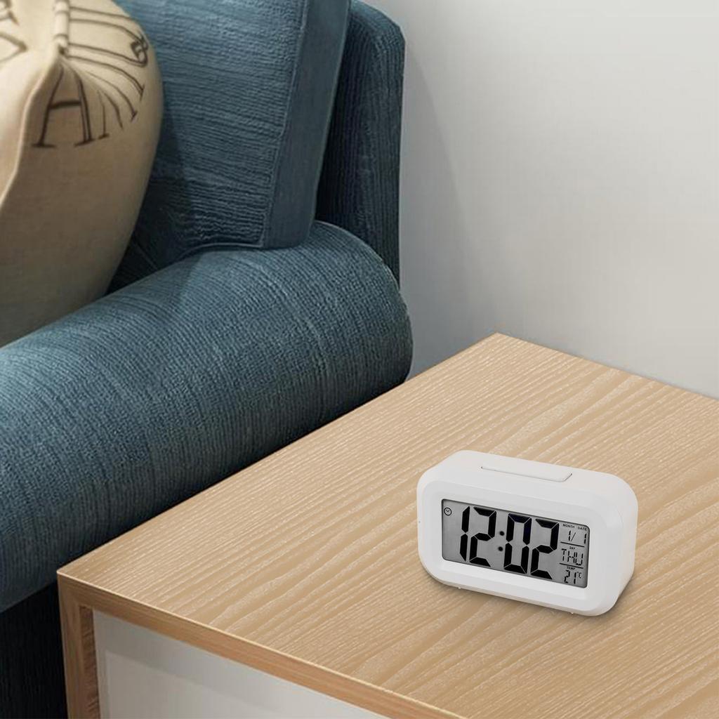 Будильник Цифровой Будильник 9*2,5*5,5 см Отображение Даты и Температуры Режим Повтора Сигнала Для Дома/Офиса Бытовые Принадлежности