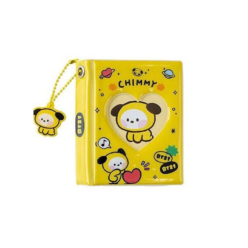 BTS BT21 Minini Официальный коллекционный альбом для карточек фотоальбом для хранения акриловый брелок