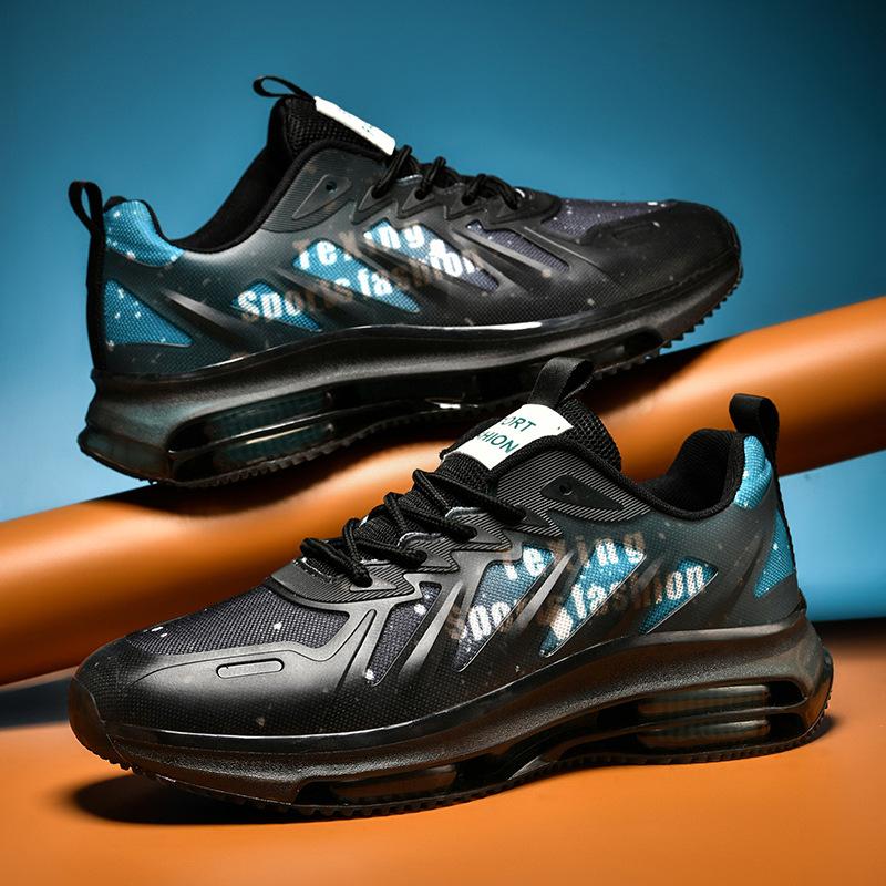 Men's Shoes Coconut Four Seasons New Sports Casual Fashion Running Lightweight Shock Absorbing Air Cushion Men's Thickened Daddy Trendy Shoes