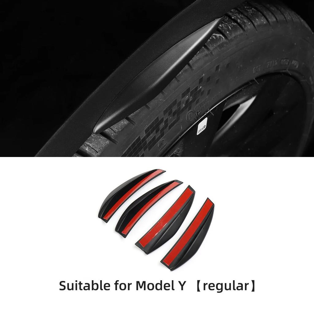 LUCKEASY For Tesla Model 3 -2023 Car Mudflaps Model Y Mud Flaps Car Exterior Accessories Front Rear Fender Protective Fender