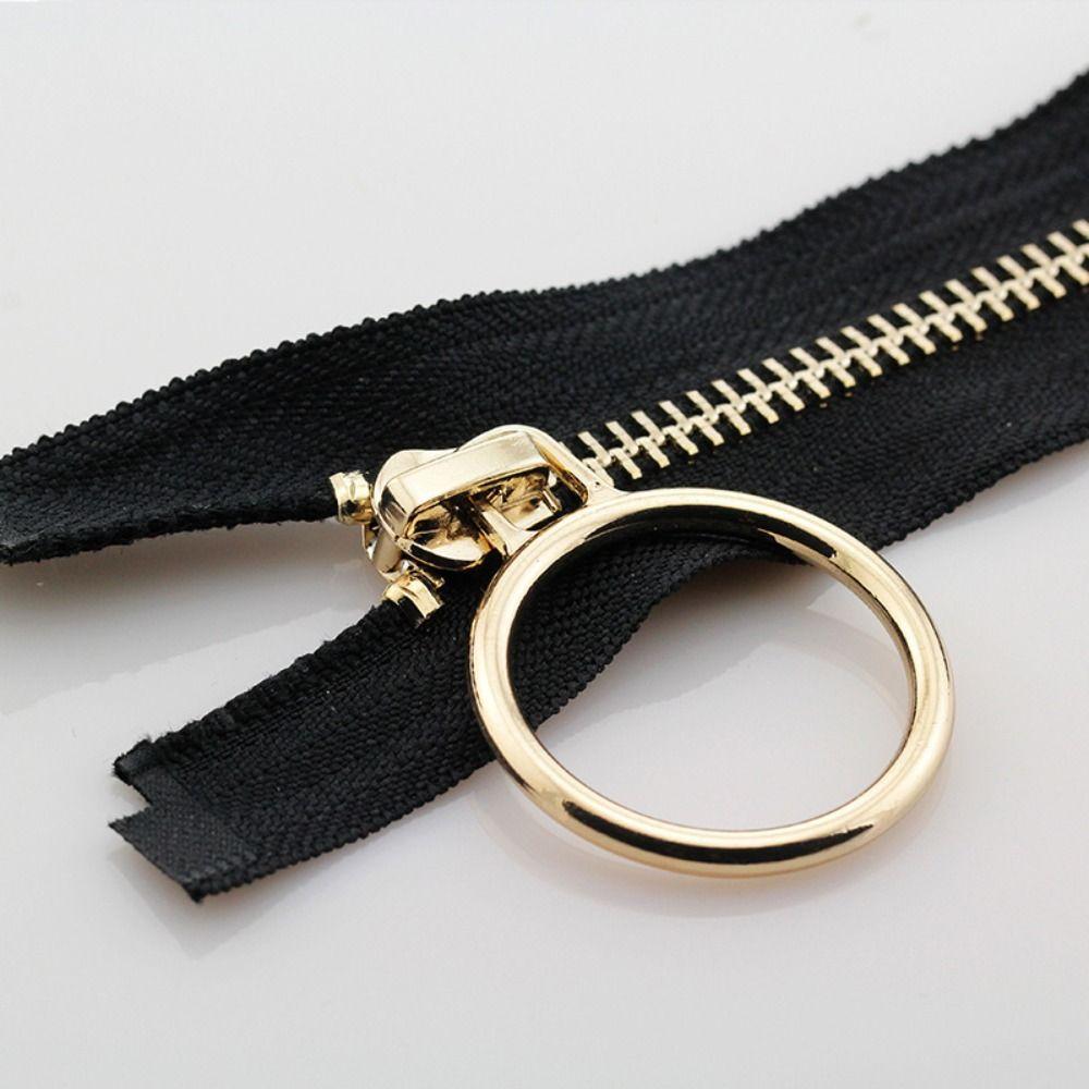 Copper Zipper Teeth Metal Zipper 70/90cm Wide Zipper New Jacket Long Zips for Coats Jackets Sewing
