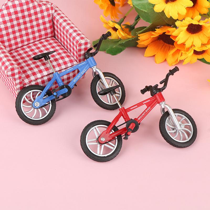 Retro Mini Finger Bicycle Assembly Bike Model Toys Gift Toys Model Mini Portable