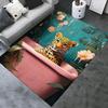 Коврик для стула с леопардовым принтом: Офисный ковер, Большой ковер для домашнего декора, Коврик под диван, Коврик под стол, Подарок, Подходит для спальни, гостиной, любой комнаты