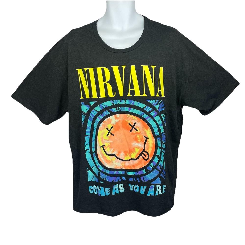 NEW! Nirvana Live 93 Concert T-shirt Men’s L OVERSIZED Charcoal Blend NWT