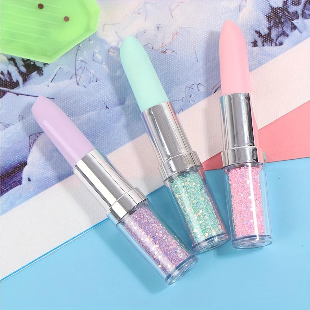 Форма губной помады, алмазная ручка для рисования, 5D алмазная ручка для рисования, наконечник, алмазная ручка для рукоделия, аксессуары для вышивки крестиком