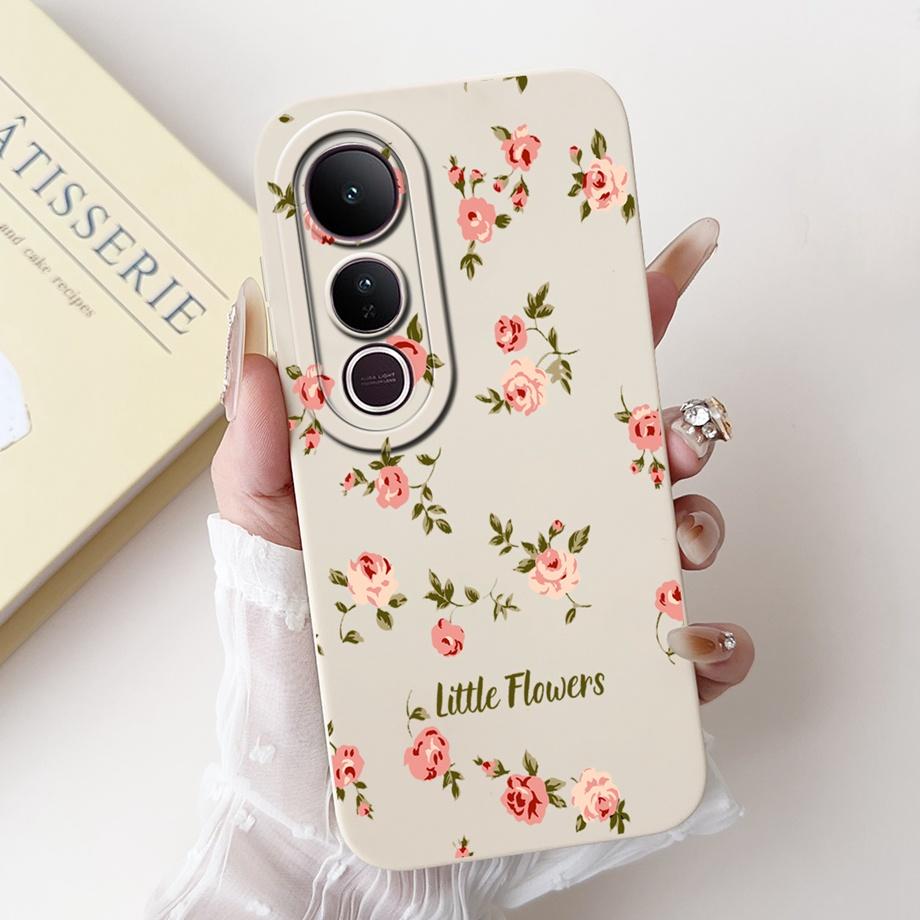 For Vivo V50 Lite 4G 5G V50 5G Phone Case Silicone Soft Back Cover For Vivo V2441 V2427 Bumper Dragon Cat Flower Butterfly Capa
