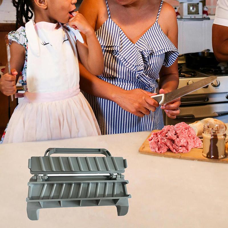 Машина для приготовления кебаба Easy Single Row Grille BBQ Wewers Подготовка машины для приготовления кебаба Пресс-машина Многоразовая ручная форма для кебаба