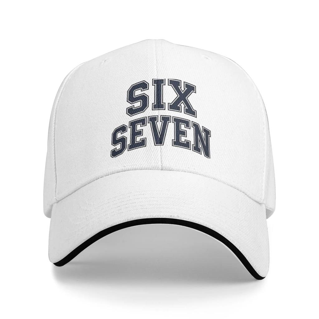6-7 Six Seven 67 Baseball Cap Casual Sandwich Cap for Unisex Women Polyester Hats Cap Sport