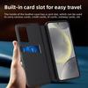 Window View Smart Leather Phone Case With Card Slot For Samsung Galaxy 5g S25