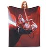 Sound Hashira Tengen Uzui Flannel Blanket Anime Demon Slayer Customized Throw Blanket for Bed Sofa Couch 150*125cm Quilt