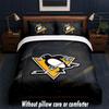 Дизайн Pittsburgh Penguins Постельное белье Комплект 1 пододеяльник + 2 наволочки Мягкое дышащее домашнее постельное белье